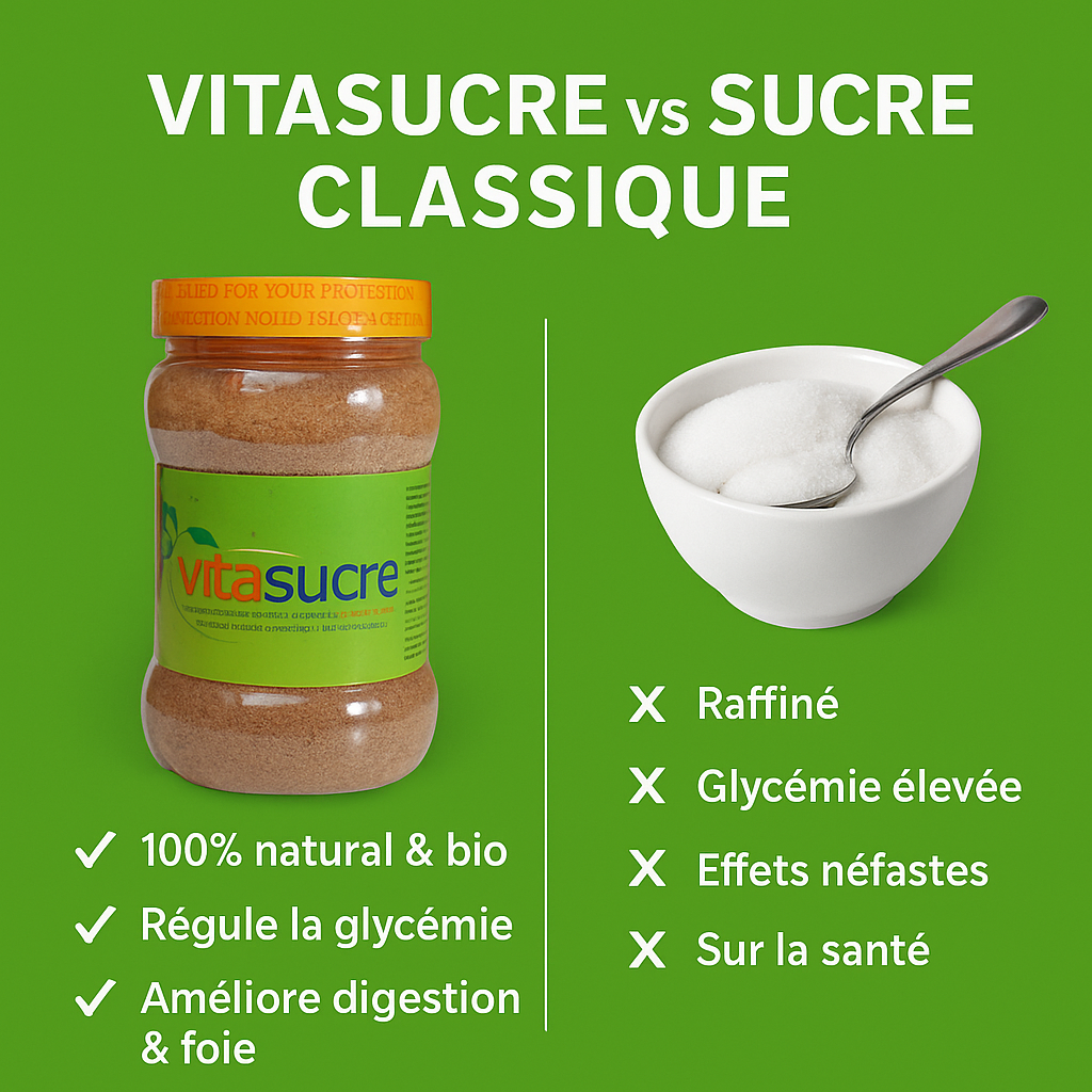 VITASUCRE ™ Moringa -Le sucre qui fait du bien à votre corps !